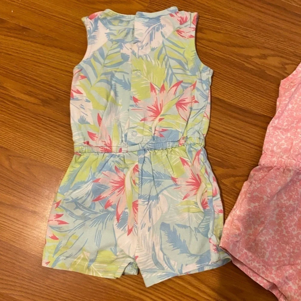 Set of 2 Carters Summer Jumpers size 18 Months (DO)